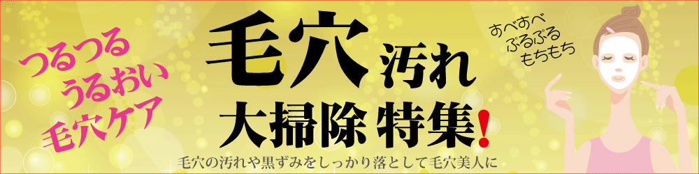 毛穴の汚れ王掃除特集！